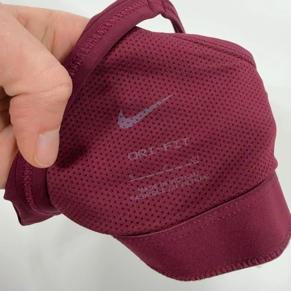 Nike Dri-fit Burgundy Women's sports bra S